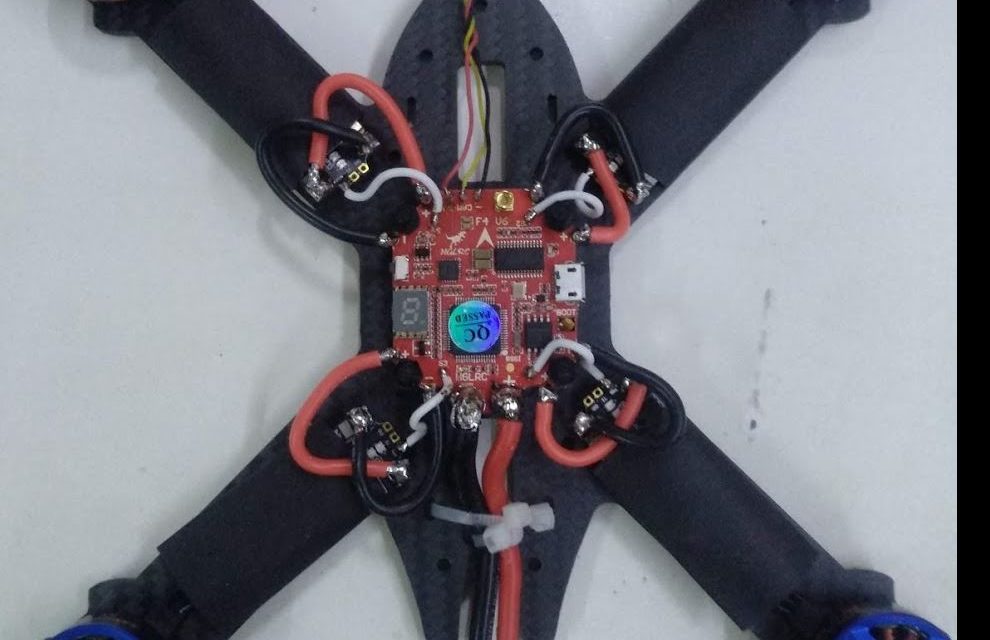 The beginning with FPV drones.